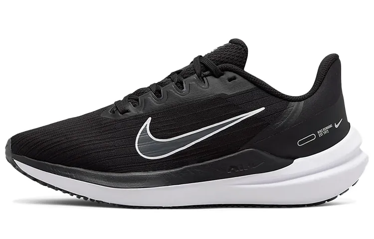 Nike Air Winflo 9 Black Dark Smoke Grey Women's
