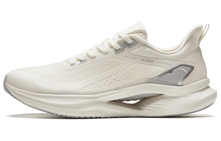 Anta Mesh Cushioning Breathable Lightweight Cushioning Breathable Lightweight Low top Running Shoes Men’s Beige