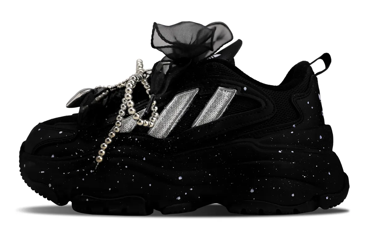 Adidas Originals OZGAIA Starlight Abrasion Resistant Low top Chunky Sneakers Unisex Black