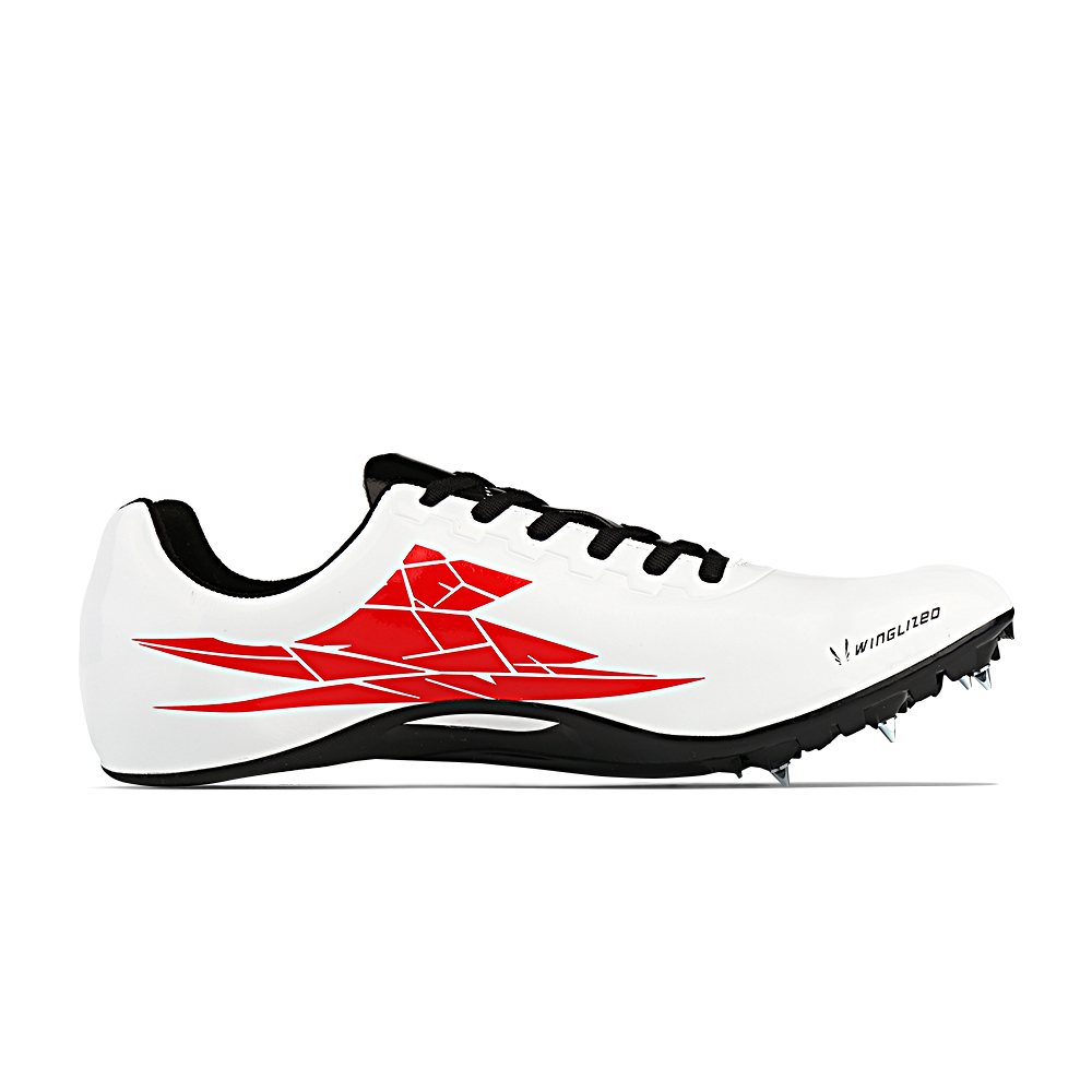 Winglized Low top Running Shoes Unisex White Outer Black Base