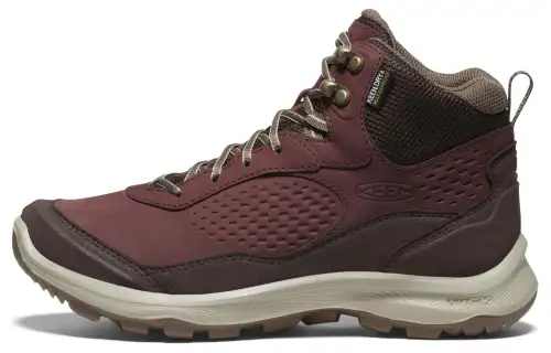 Keen TERRADORA EXPLORER MID Abrasion Resistant Cushioning High top Outdoor Boots Women's Red Brown
