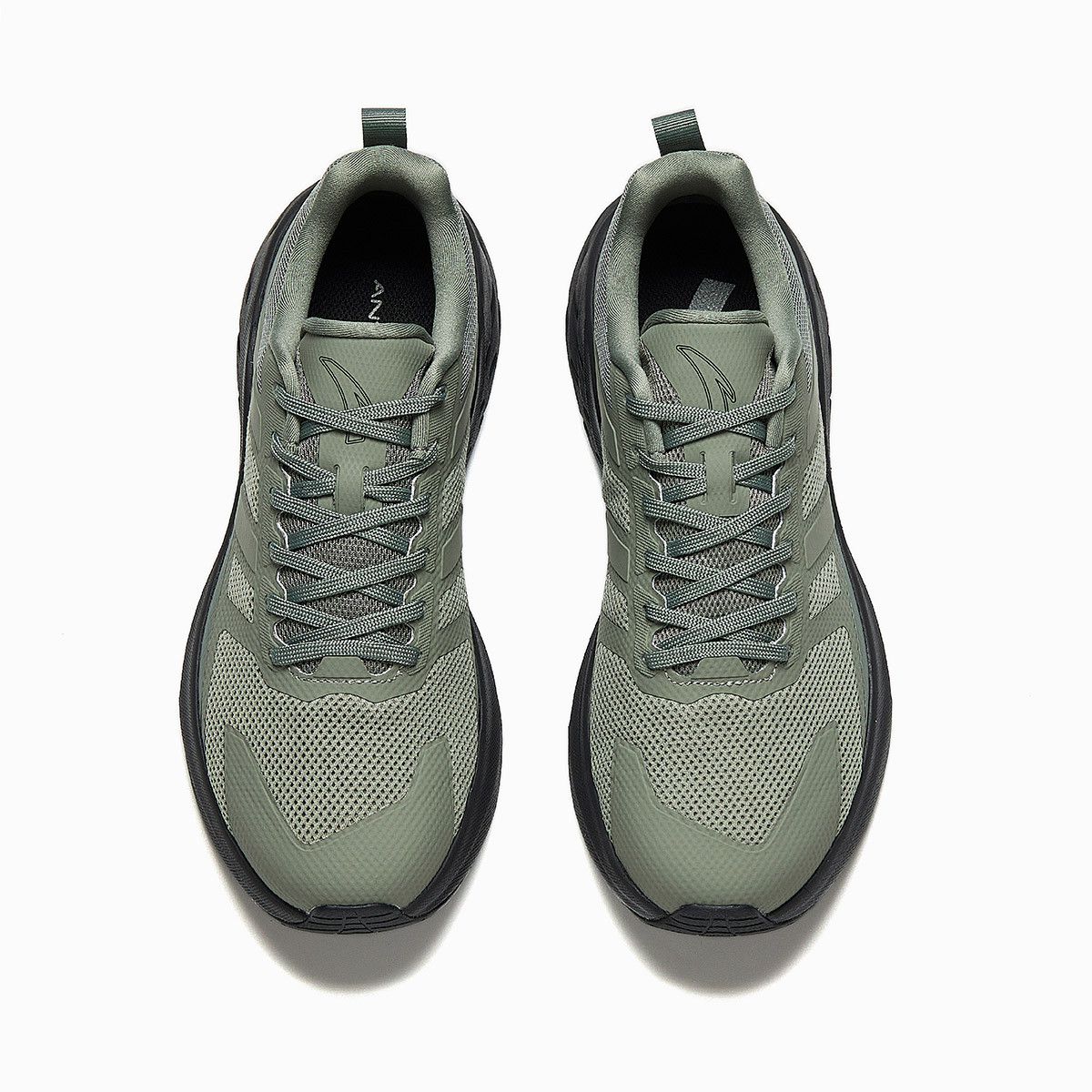 Anta Breathable And Lightweight Low top Casual Running Shoes Men’s Green Black