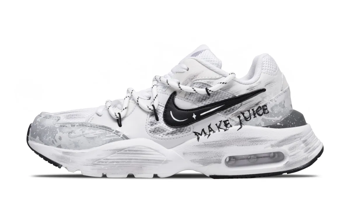 Nike Air Max Fusion Cushioning Low top Running Shoes Men's Light Gray