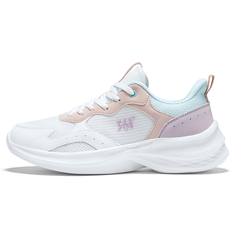 361° Low top Casual Running Shoes Women’s Feather White Sheer Blue