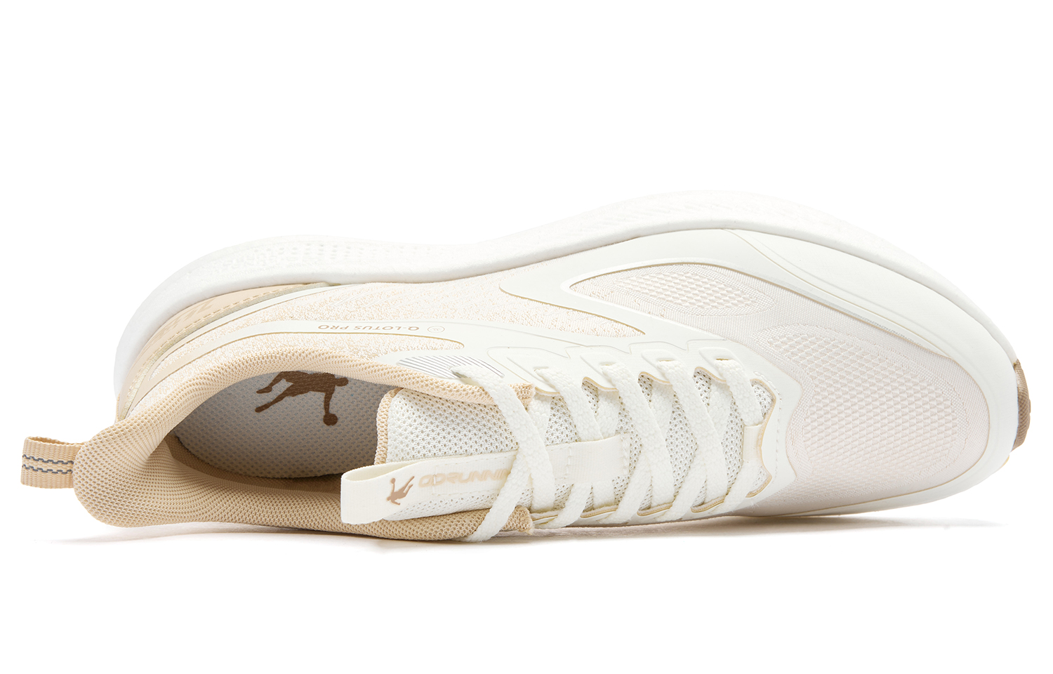 QIAODAN Swift Lite Running Shoes Women’s Low Top Ivory/Dust