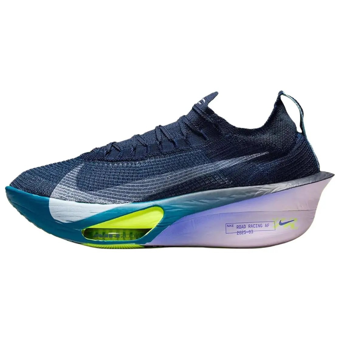 Nike Air Zoom Alphafly Next% 3 Breathable Low top Running Shoes Men's Dark Blue White