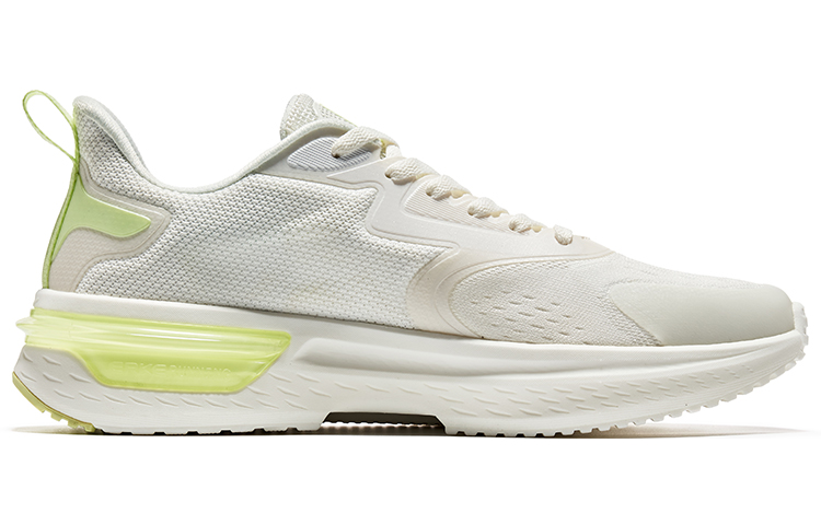 Erke Slip Resistant Abrasion Resistant Low top Running Shoes Men’s White Green