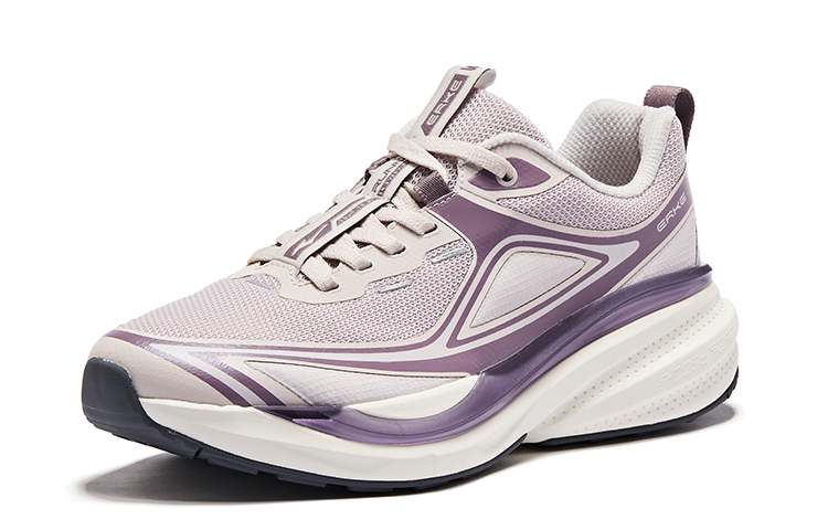 Erke Cushioning Abrasion Resistant Breathable Low Top Running Shoes Women’s Dusty Purple