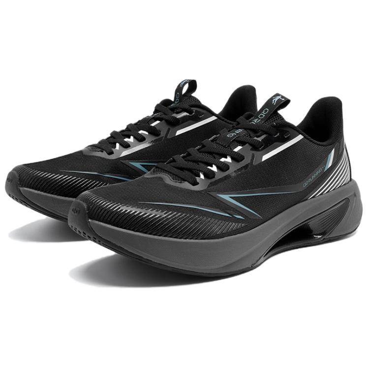 QIAODAN Cushioning Lightweight Low top Casual Running Shoes Men’s Black