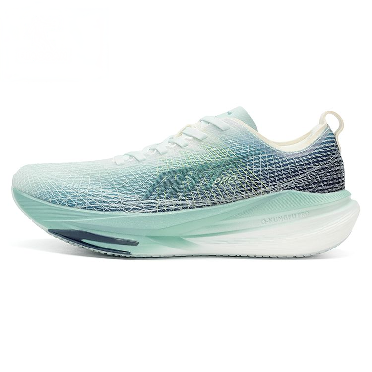 QIAODAN Cushioning Breathable Low top Physical Fitness Test & Exam Racing Running Shoes Men’s Blue