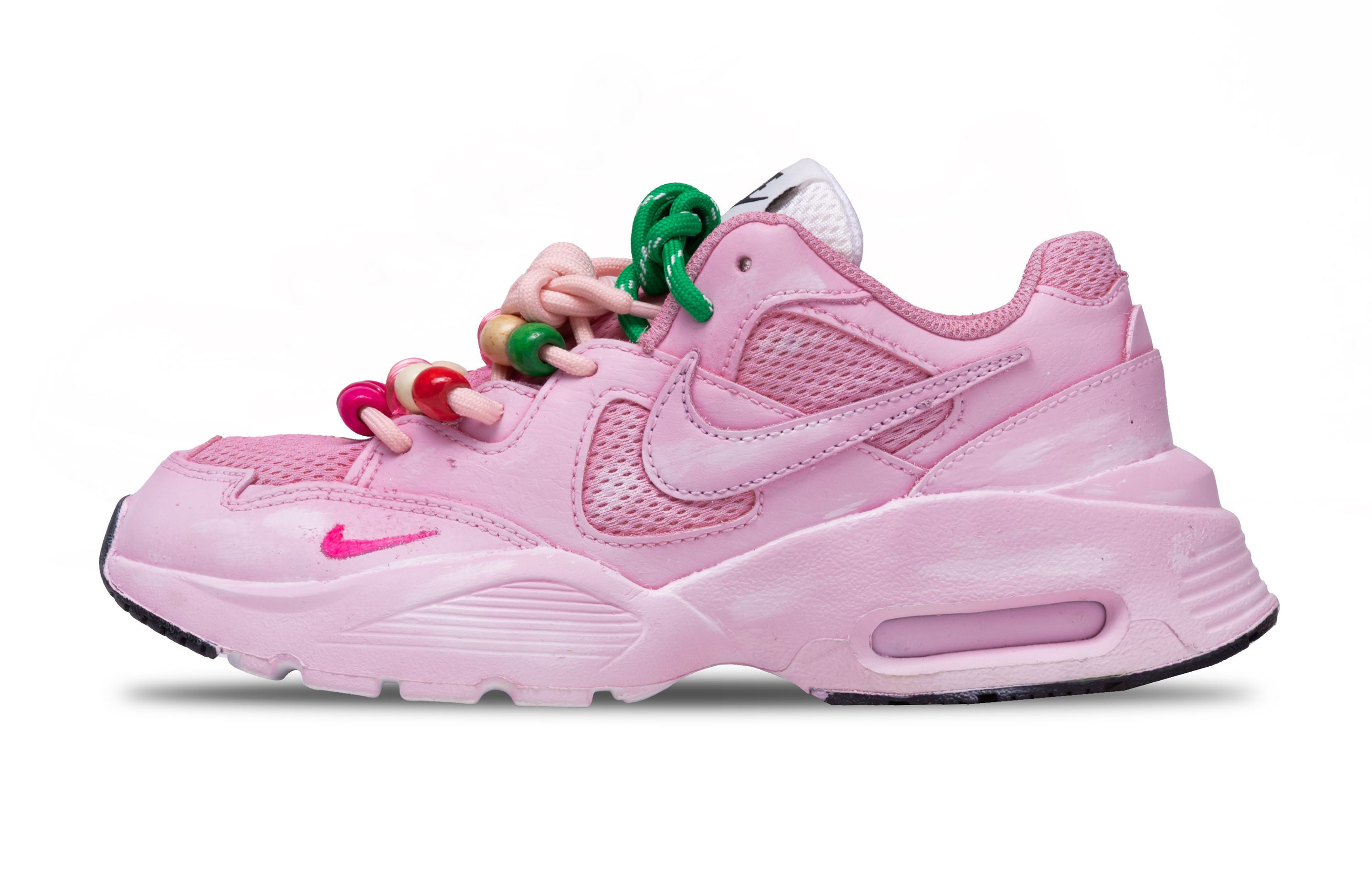 Nike Air Max Fusion Mesh Abrasion Resistant Low top Air Cushion Running Shoes Women’s Pink
