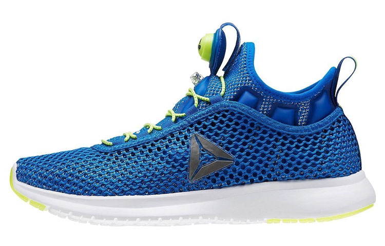 Reebok Pump Plus Running Shoes Men's Low Top Blue/White