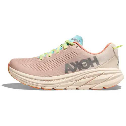 HOKA ONE ONE Rincon 3 Cushioning Abrasion Resistant Waterproof Low top Running Shoes Women's Pink
