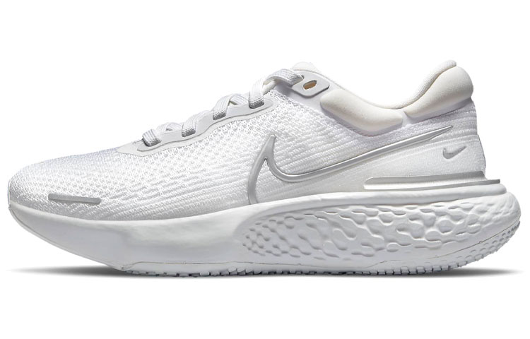 Nike ZoomX Invincible Run Flyknit White Metallic Silver Women's