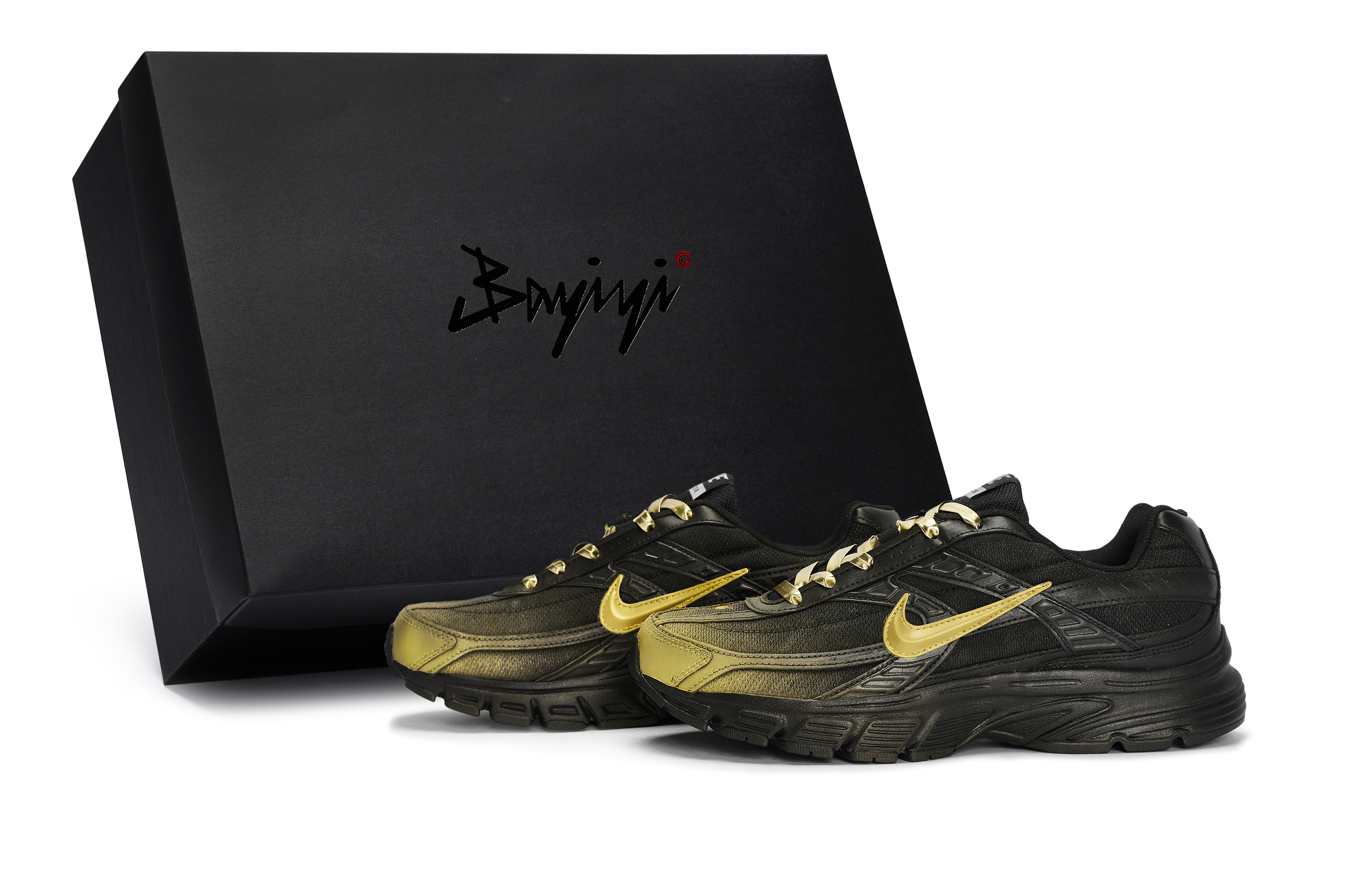 Nike Initiator Low top Running Shoes Men’s Black Gold