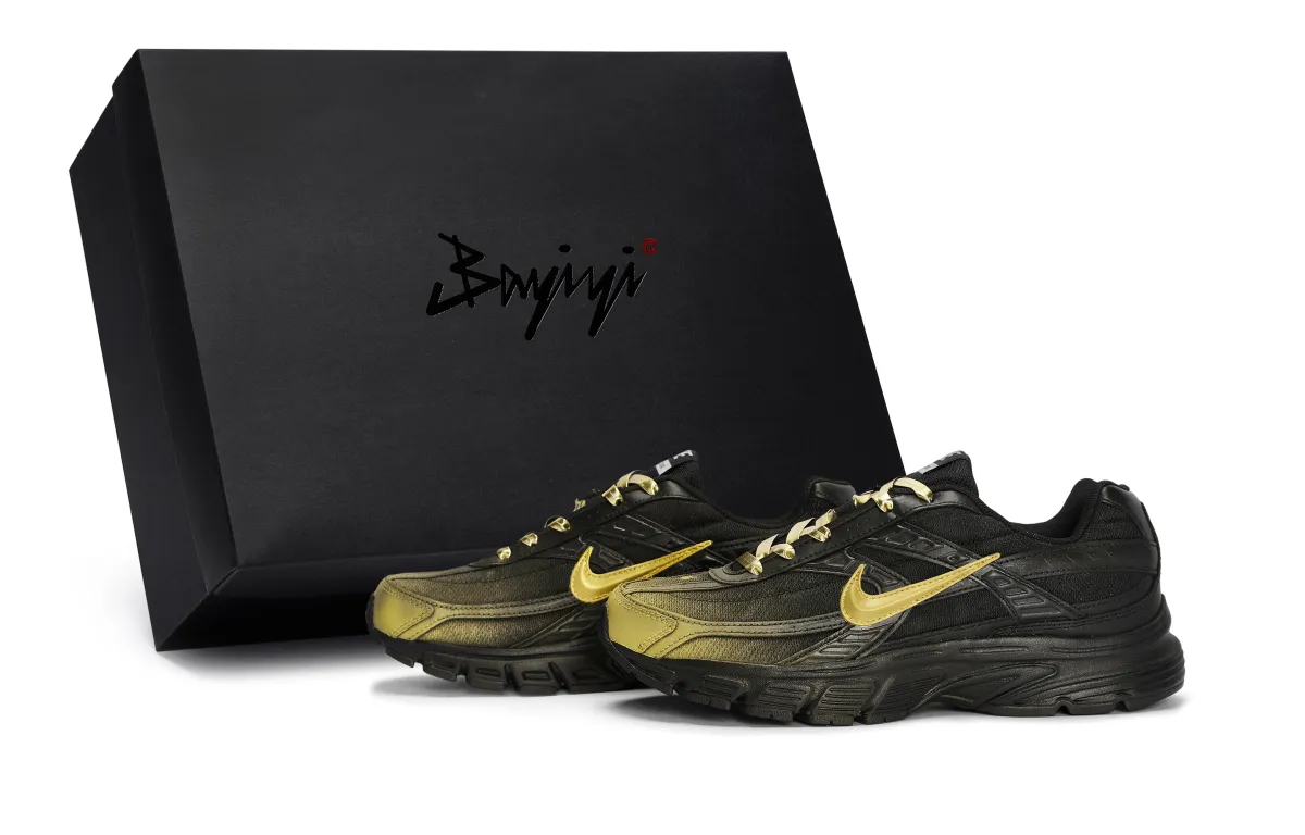 Nike Initiator Low top Running Shoes Men's Black Gold