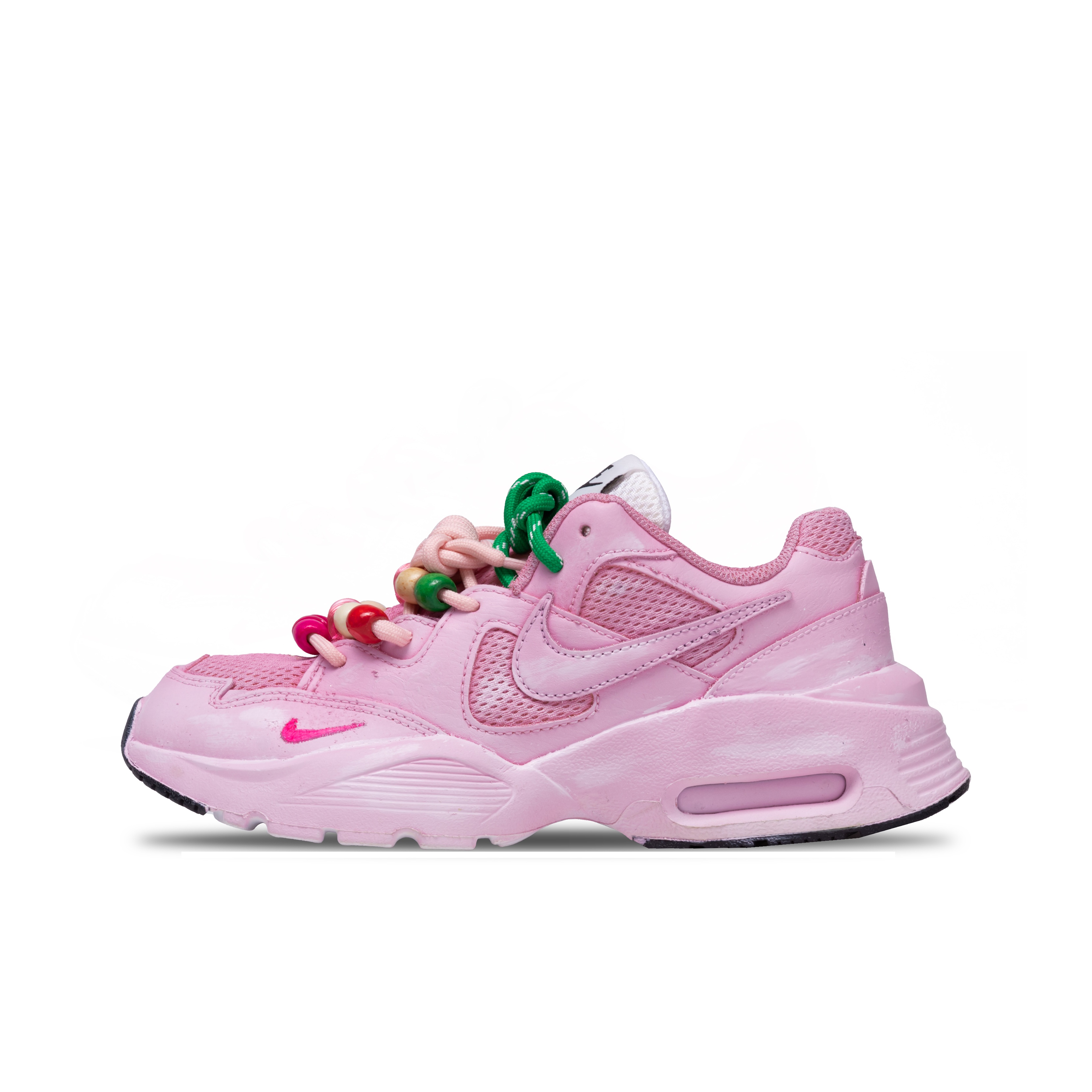 Nike Air Max Fusion Mesh Abrasion Resistant Low top Air Cushion Running Shoes Women’s Pink