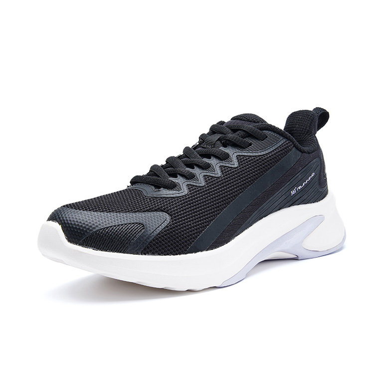 361° Cushioning Abrasion Resistant Breathable Slip Resistant Low top Running Shoes Women’s Black White