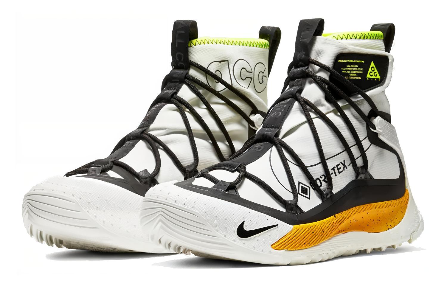 Кроссовки Nike ACG Air Terra (бело-желтые) — Белыйжёлтый — фото 4