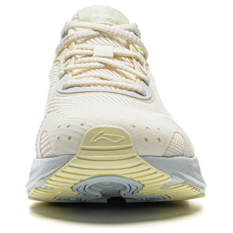 Li Ning Cushioning Abrasion Resistant Rebound Low top Casual Running Shoes Women’s Ivory