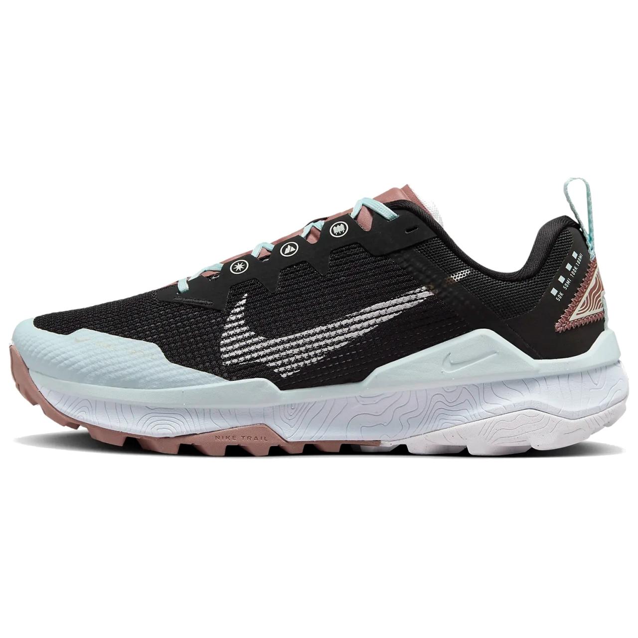 Nike Wildhorse 8 Black Glacier Blue Football Grey White Women's
