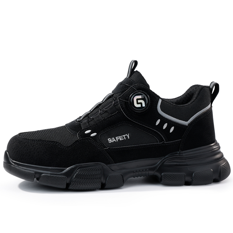 LANOUDUN Cushioning Abrasion Resistant Lightweight Low top Outdoor Shoes Unisex Black