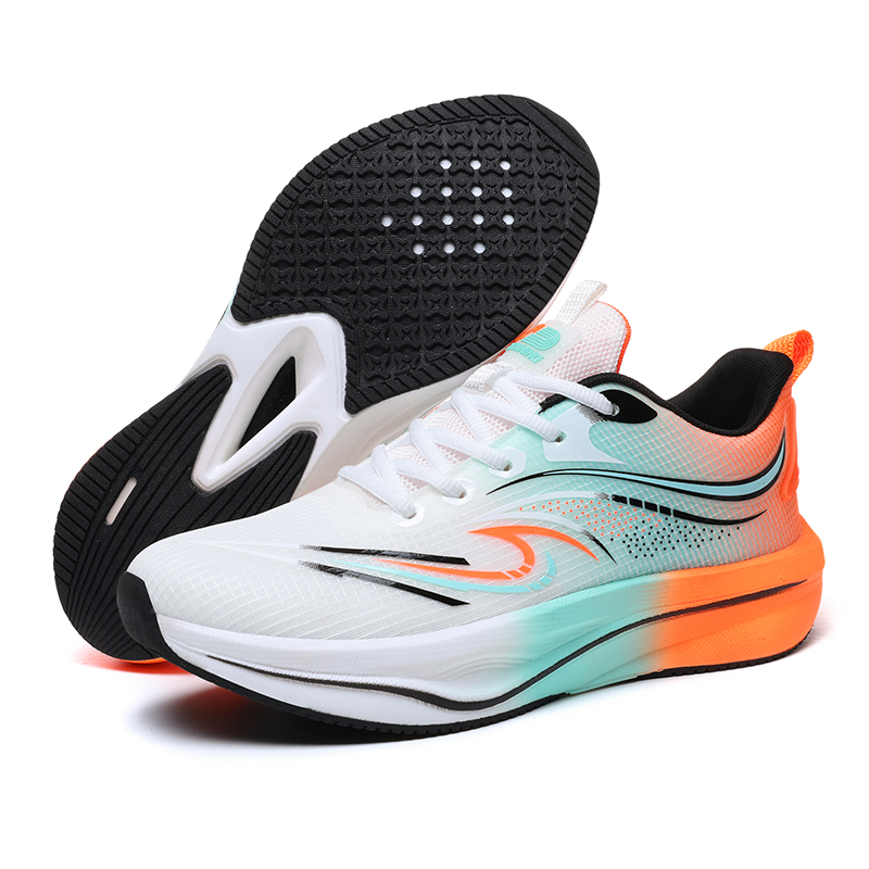MEKY Cushioning Slip Resistant Abrasion Resistant Low top Carbon Plate Training Running Shoes Men’s