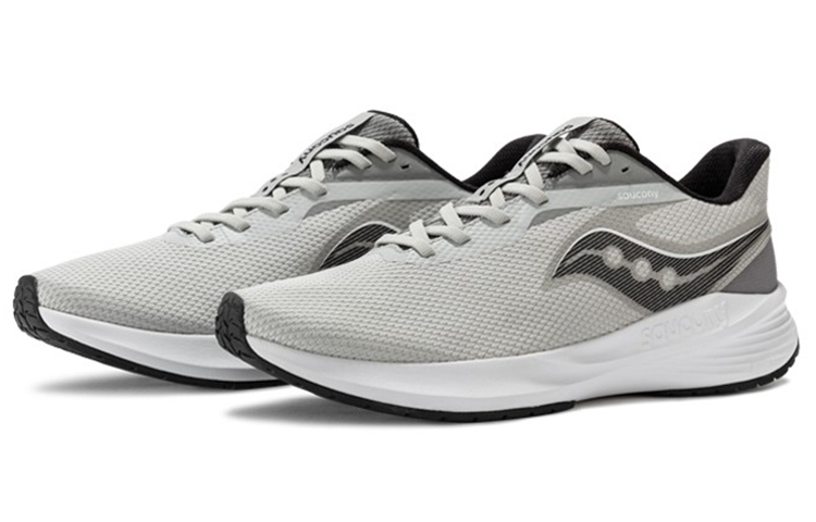 Saucony STRIKER Assault 2 Running Shoes Men’s Low Top Gray/Black/White