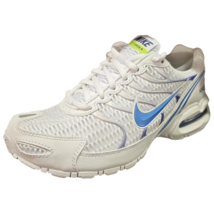 Nike Air Max Torch 4 Cushioning Slip Resistant Low top Casual Running Shoes Women’s White Blue
