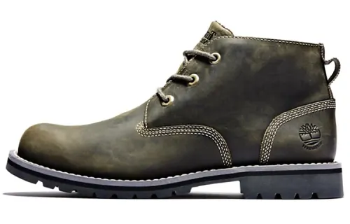 Timberland Larchmont Ii Chukka Leather Abrasion Resistant Ankle Length Outdoor Boots Men's Army Green