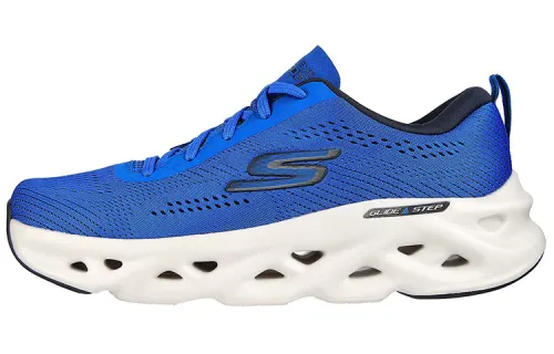 Skechers Glide Step Running Shoes Men's Low Top Blue