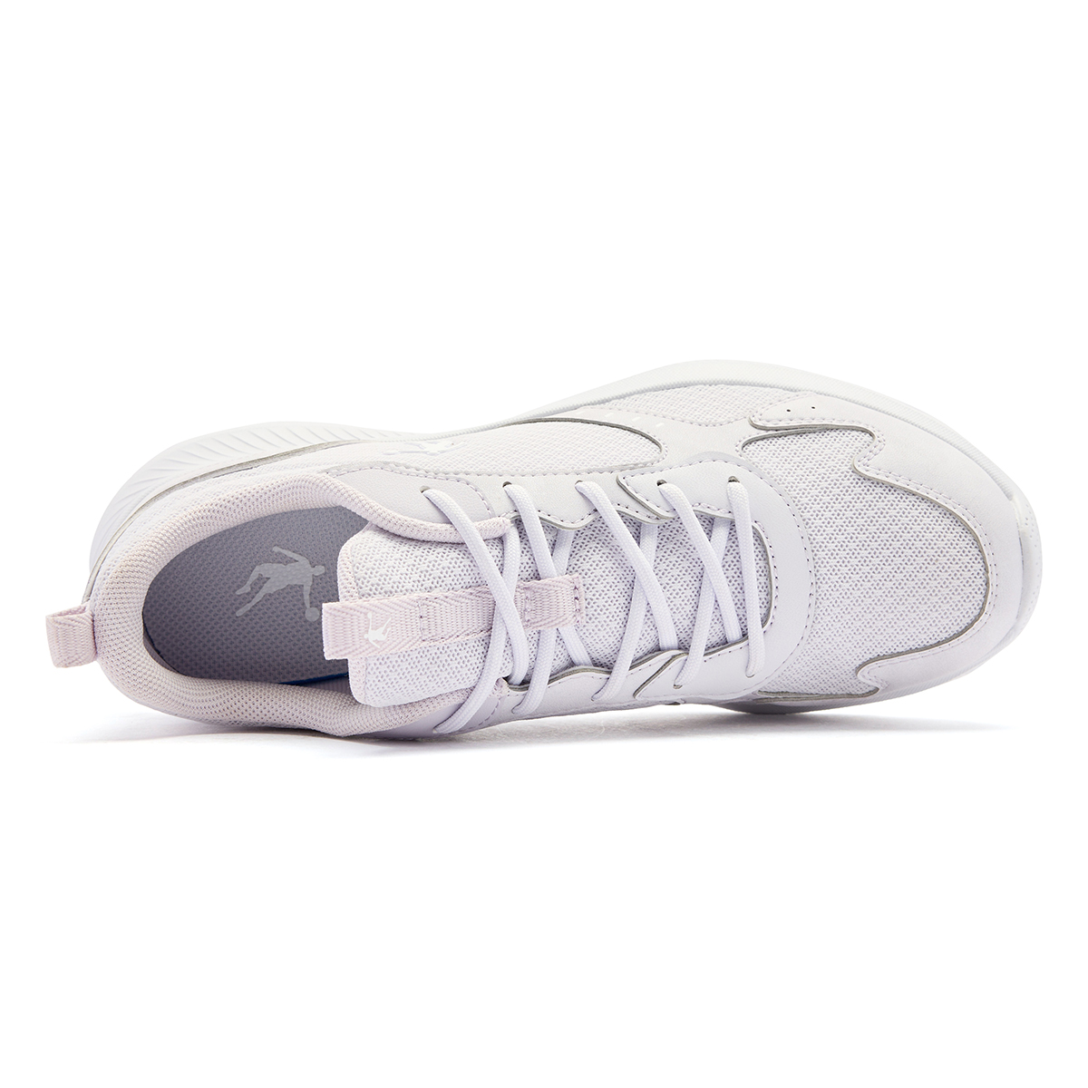 QIAODAN Slip Resistant Abrasion Resistant Low top Casual Running Shoes Women’s Stratus Gray