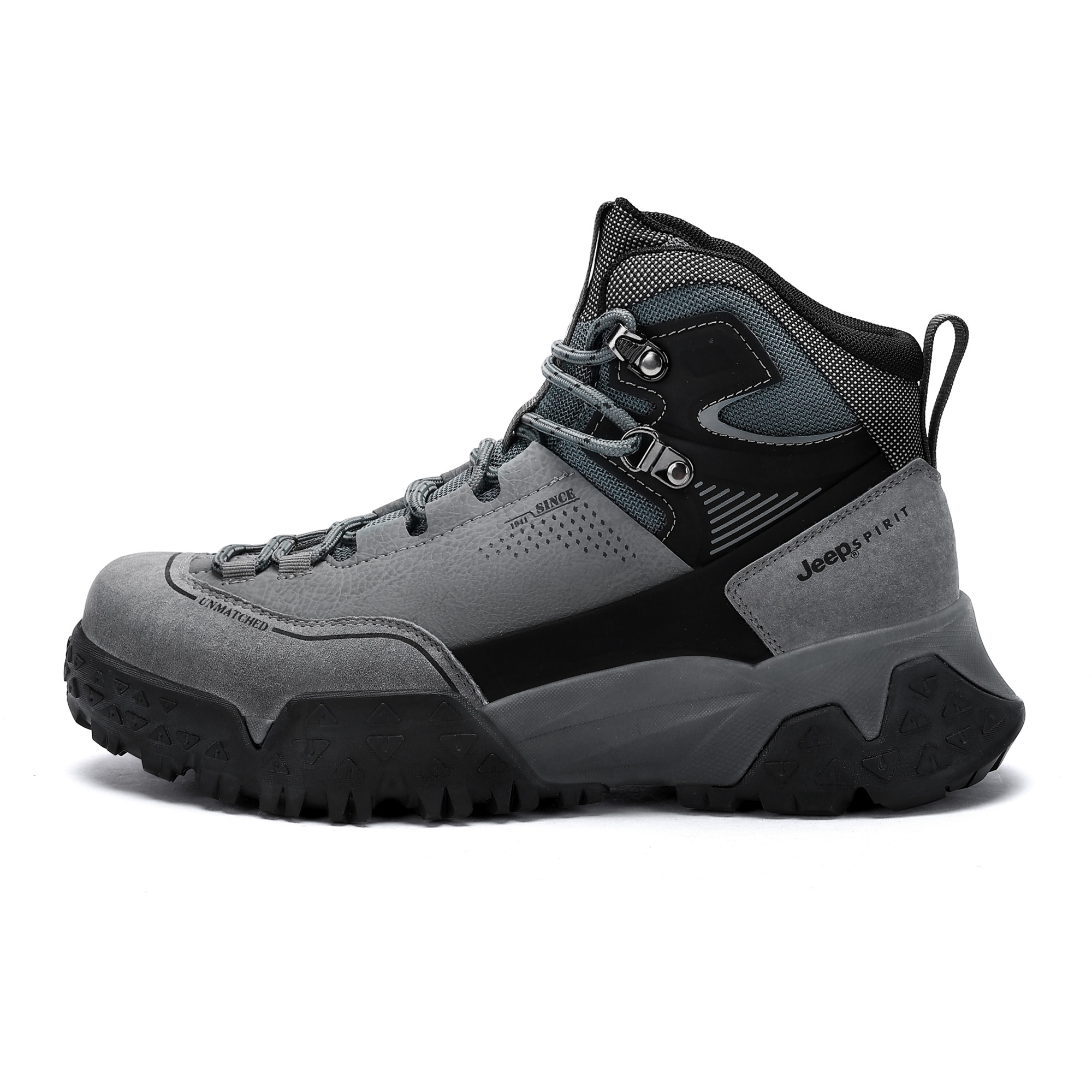 JEEP SPIRIT Abrasion Resistant Waterproof High top Outdoor Shoes Men’s