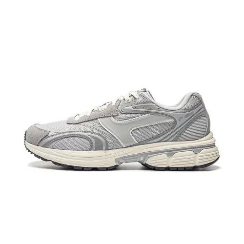 Li Ning Pentium P1000 Slip Resistant Abrasion Resistant Low top Chunky Sneakers Men's Gray