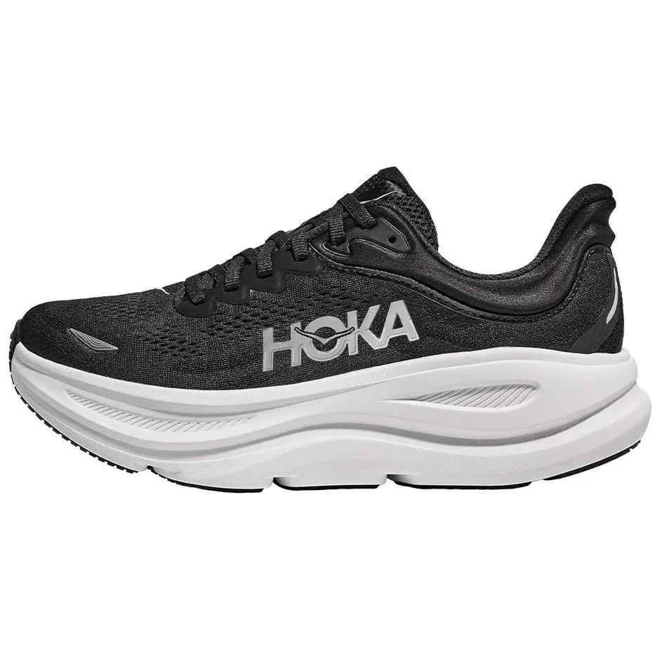HOKA ONE ONE Bondi 9 Low top Casual Running Shoes Men's Black Wide Fit