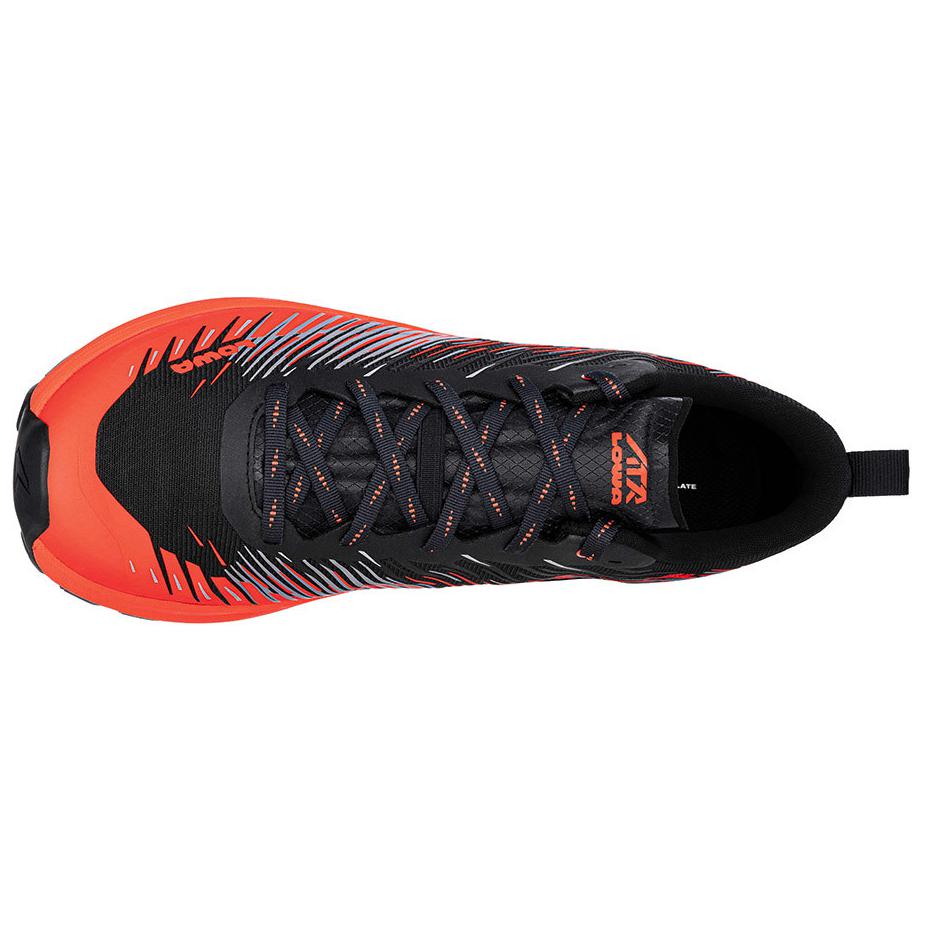 Lowa Cushioning Slip Resistant Low top Running Shoes Men’s Black Orange Gray
