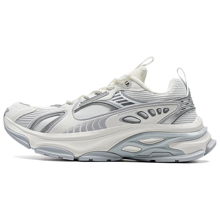 XTEP Slip Resistant Abrasion Resistant Low top Outdoor Shoes Women’s White Gray
