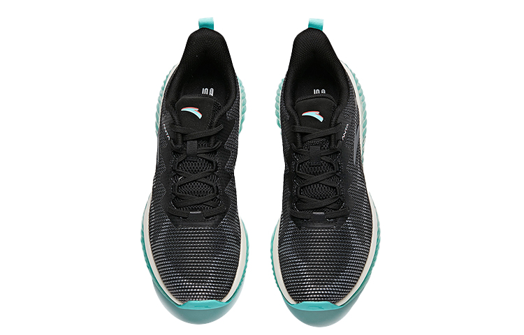 Anta Comfortable Cushioning Slip Resistant Abrasion Resistant Breathable Low top Running Shoes Men’s Dark Gray