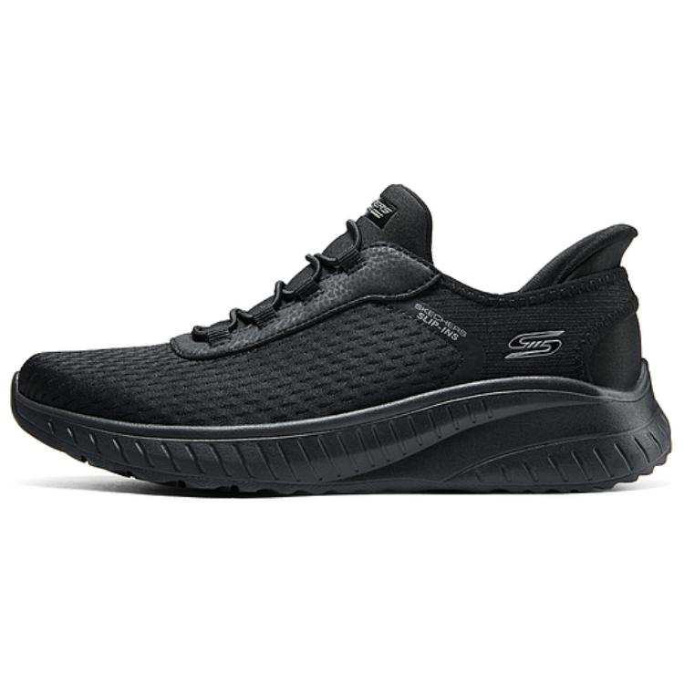Skechers Bob’s SPORT Wear resistant And Lightweight Low top Walking Shoes Women’s Black