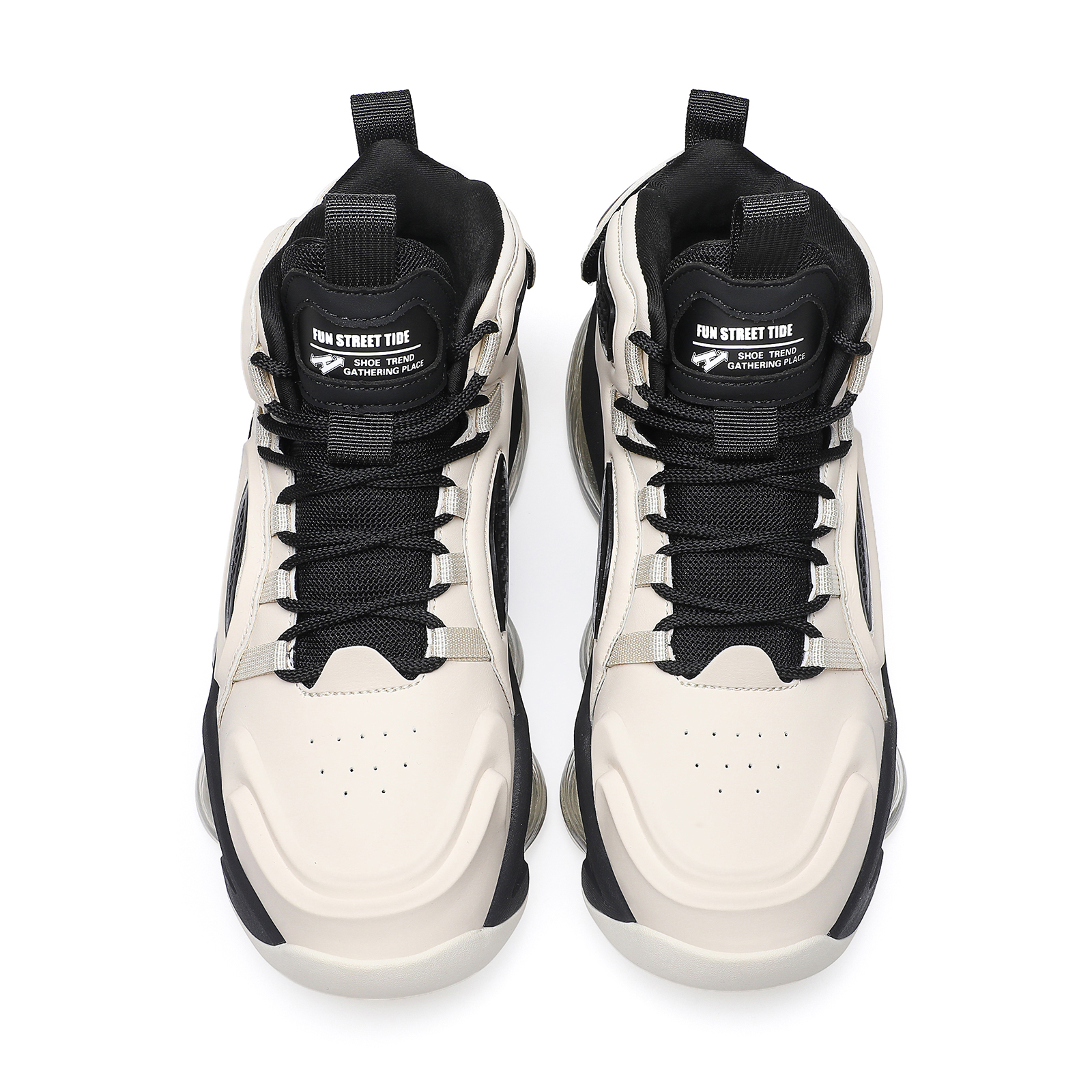 N·HOT Impact Resistant Height Increasing High top Air Cushion Casual Running Shoes Men’s