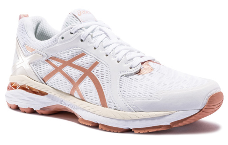 Женские кроссовки ASICS GT-Motor (бело-золотые) — фото 3