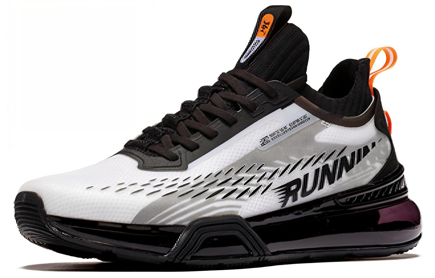 361° Mesh Cushioning Slip Resistant Low top Running Shoes Men’s White Black