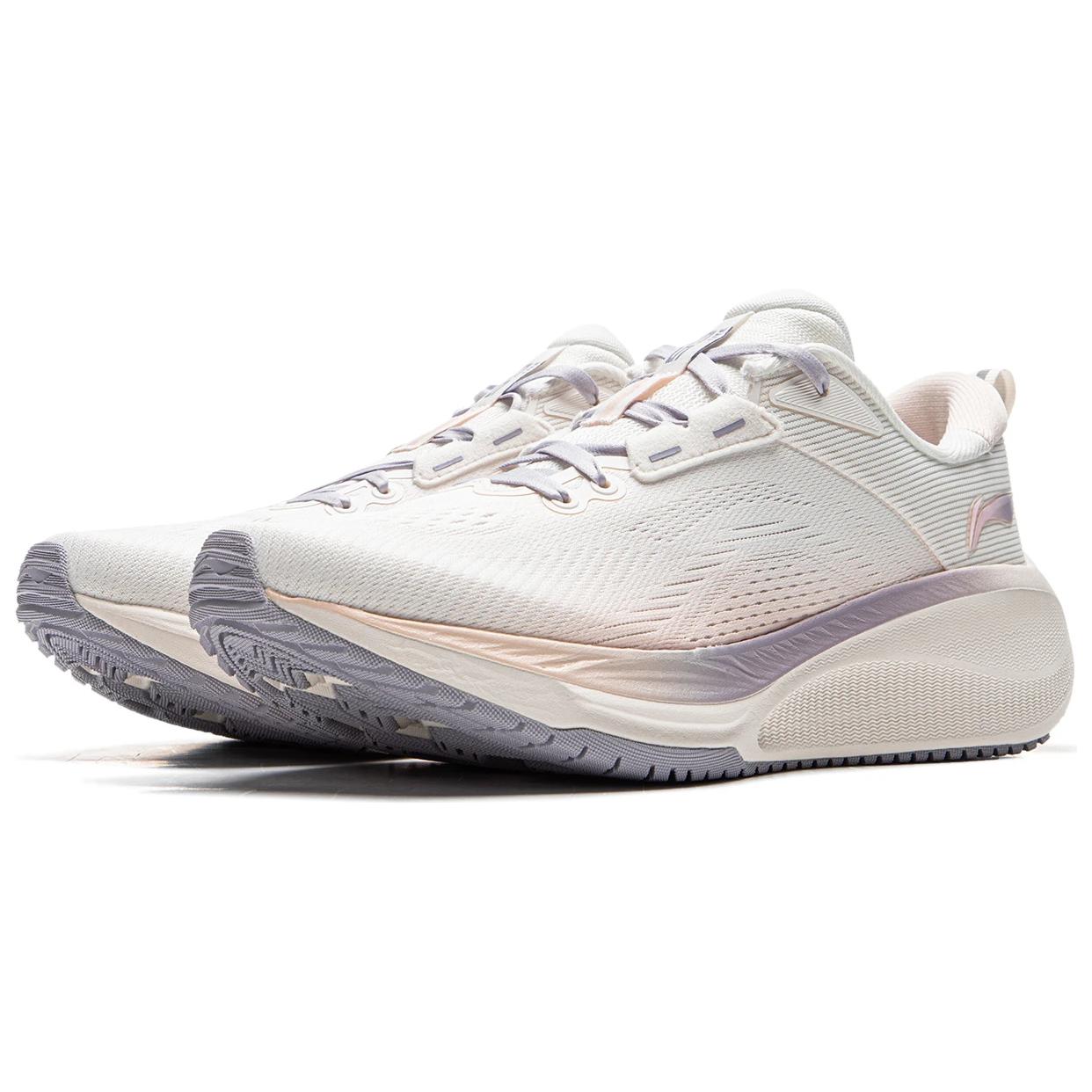 Li Ning MINE JUMP 2.0 V2 Running Shoes Women’s Low Top Mist White/Light Bud Orange