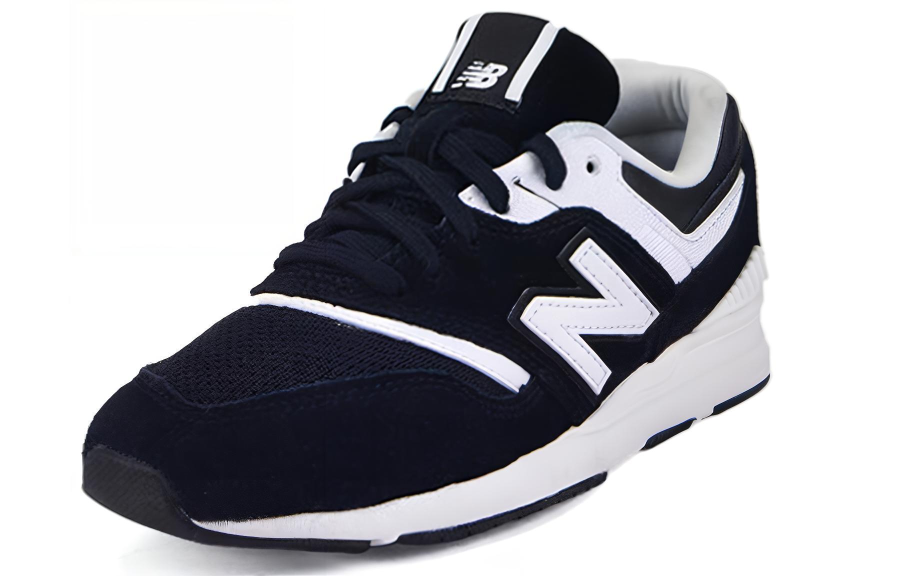 Женские кроссовки New Balance 697 (черно-белые) — фото 2