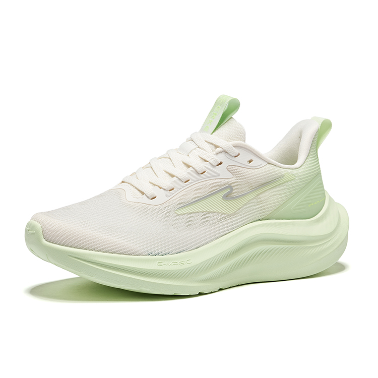 Erke Wind Flight 3.0 Cushioning Lightweight Low top Casual Running Shoes Women’s Microcrystal White Teal