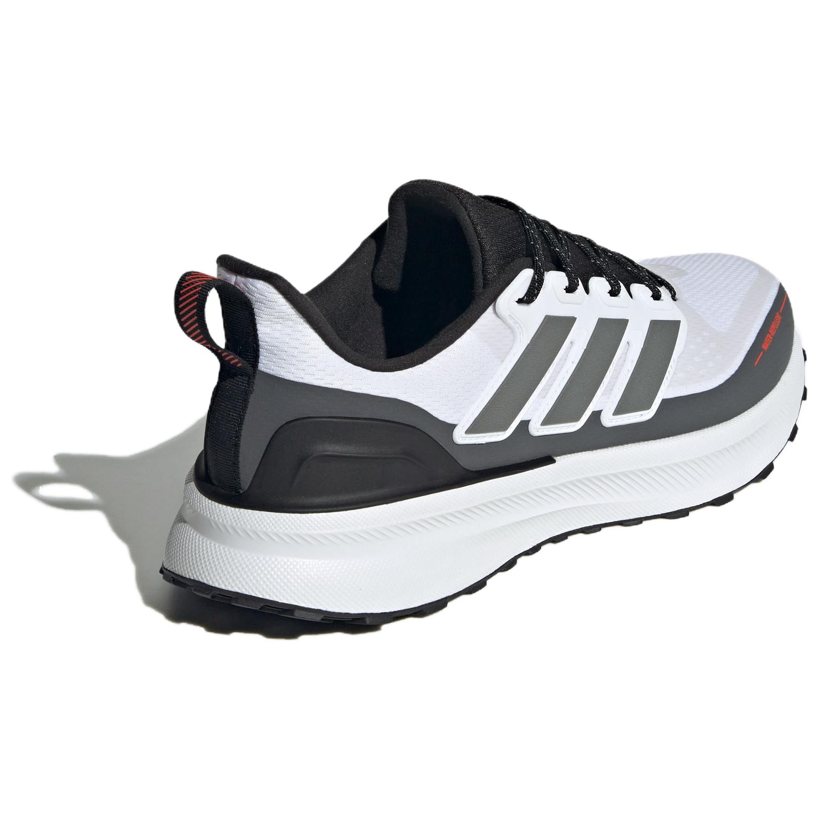 Adidas ULTRARUN 5 Slip Resistant Abrasion Resistant Low top Running Shoes Men’s White Gray