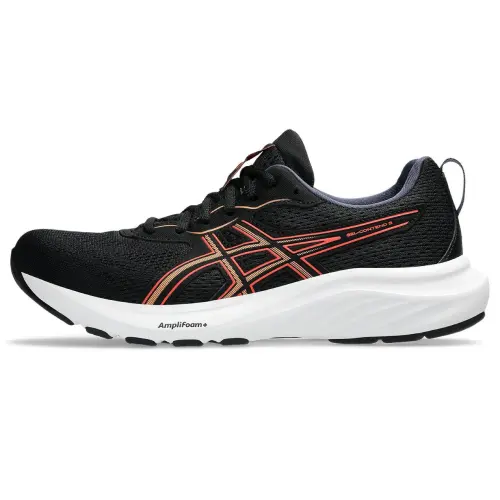 Asics GEL PULSE 16 Comfortable Round Toe Low top Running Shoes Women's Black Red