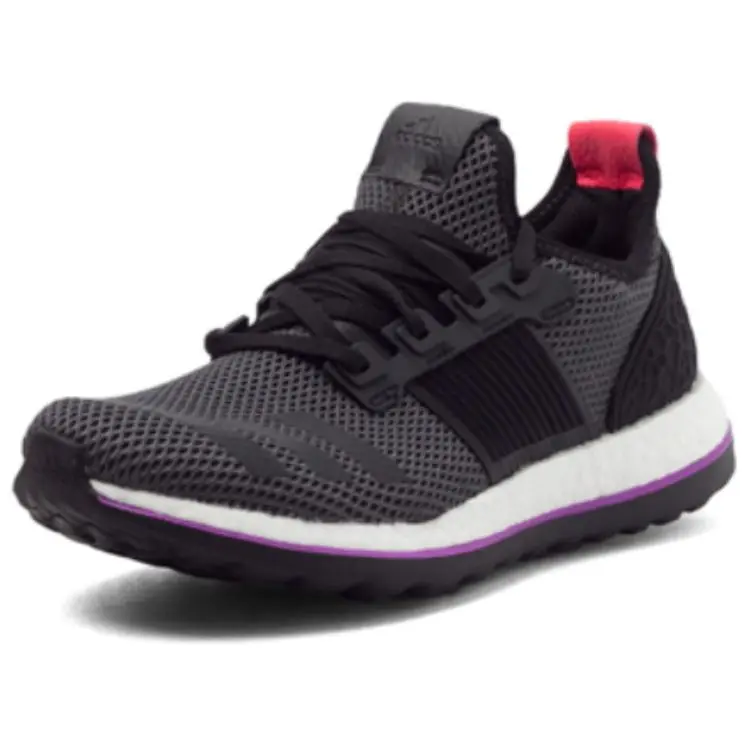 Adidas PureBoost ZG Raw Slip Resistant Abrasion Resistant Low top Casual Running Shoes Women's Black
