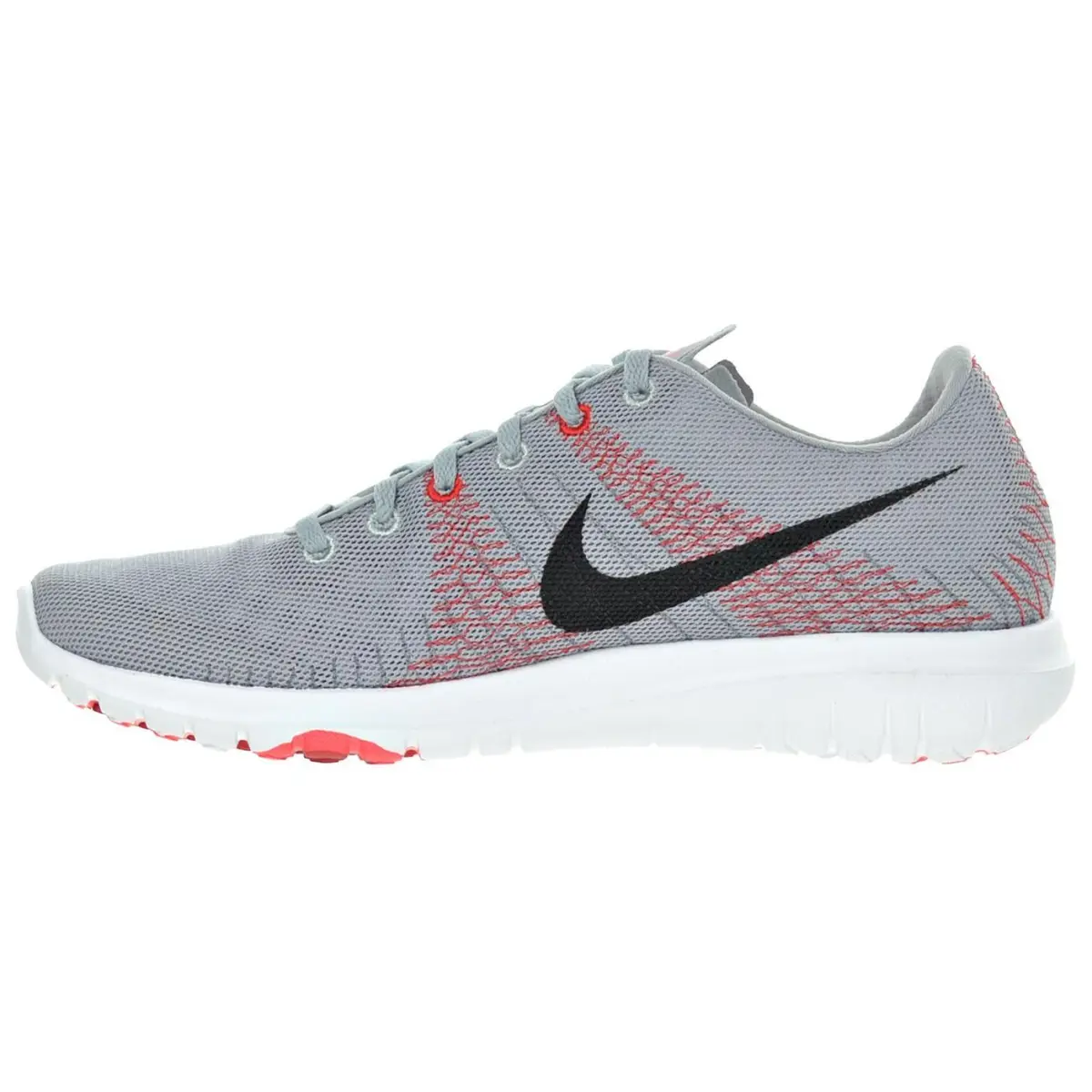 Nike Flex Fury Shoes 'Grey Black Red'