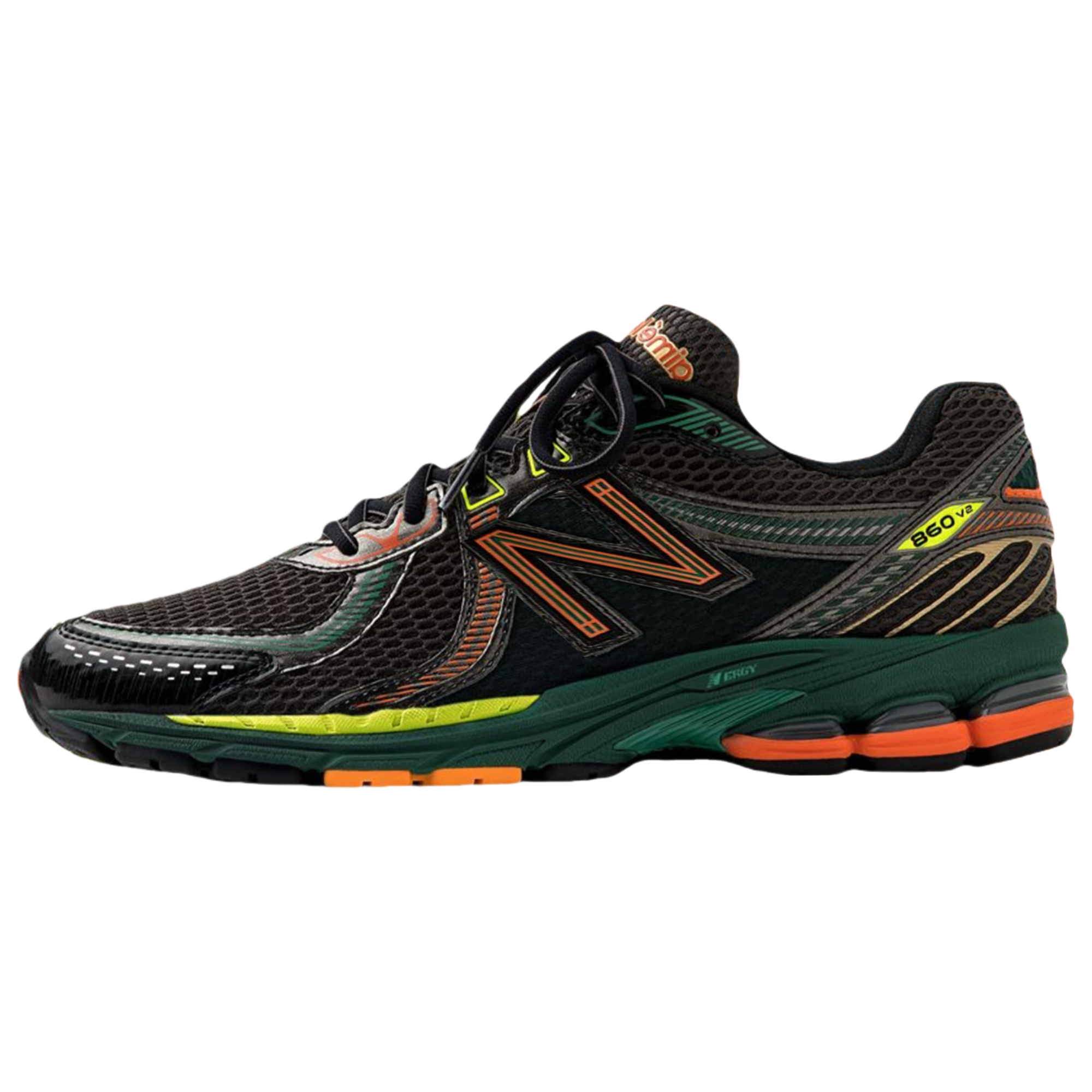 New Balance x AIME LEON DORE 860 V2 Low top Running Shoes Unisex Black Red